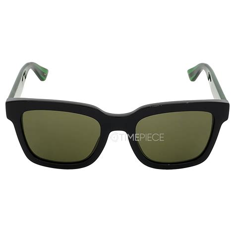 Gucci Green Square Men's Sunglasses GG0001SN